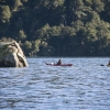Kayakers on Lake Waikaremoana