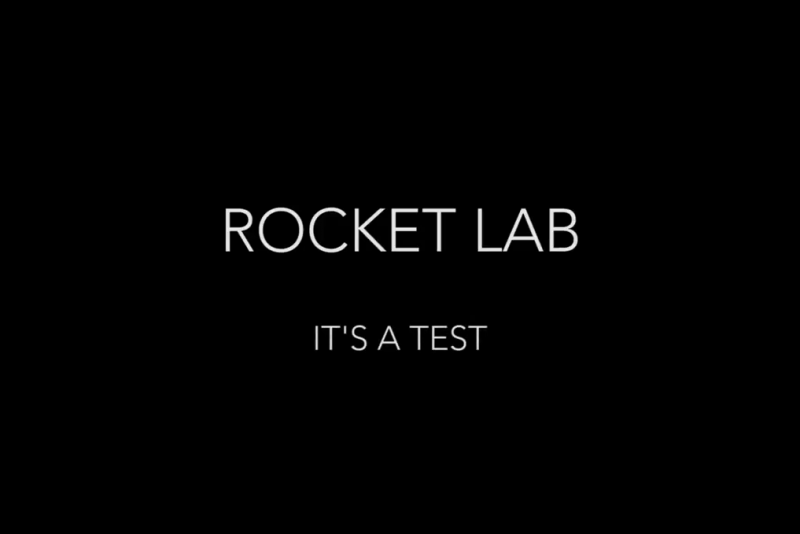 Rocket Labs first test launch - 